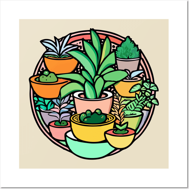 Plant Parent Club Wall Art by levelsart